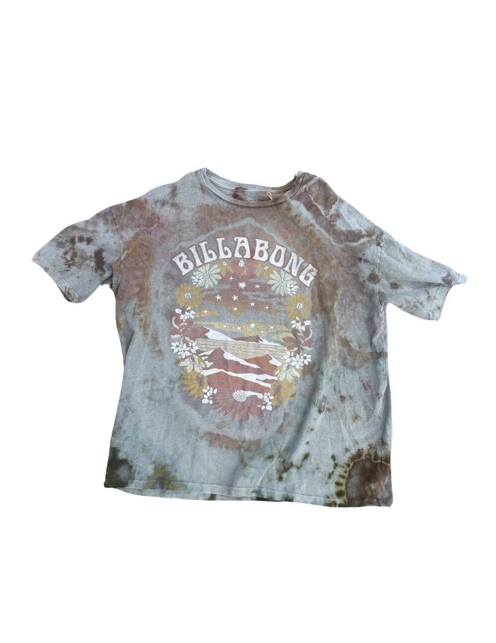 Tie Dye Billa Bong Graphic Shirt | Women’s Top | Geode Tie - Ice Dye